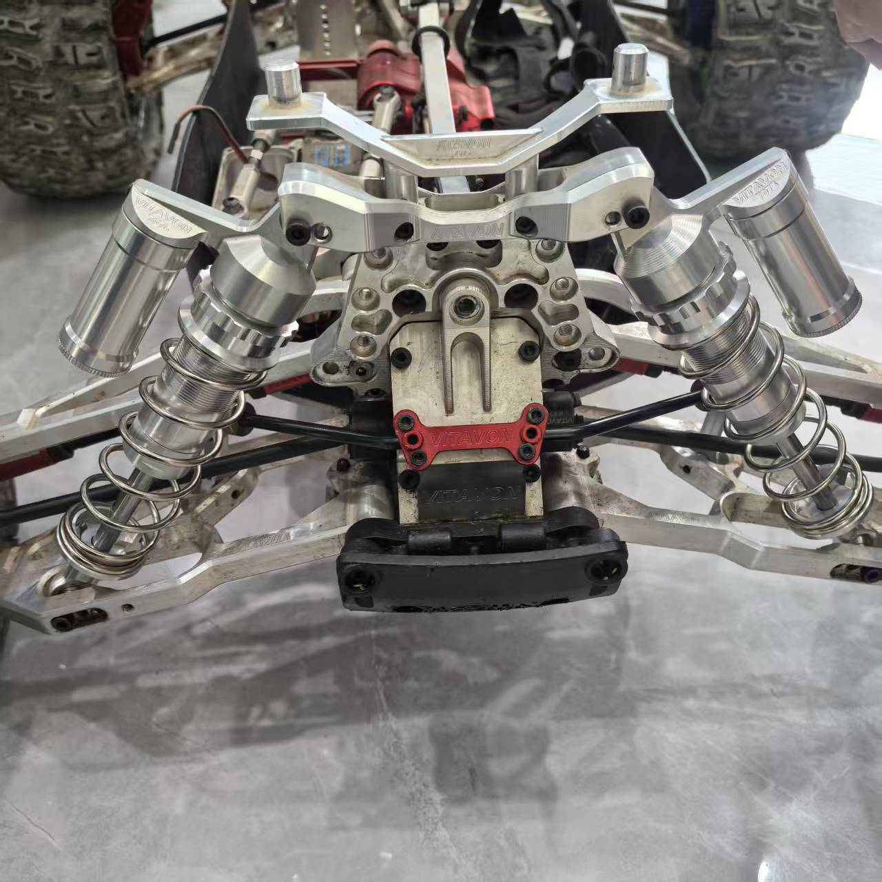 VITAVON CNC Alu 7075 L Shape Front&Rear Shock Set(4) For Arrma Kraton 8S 1/5