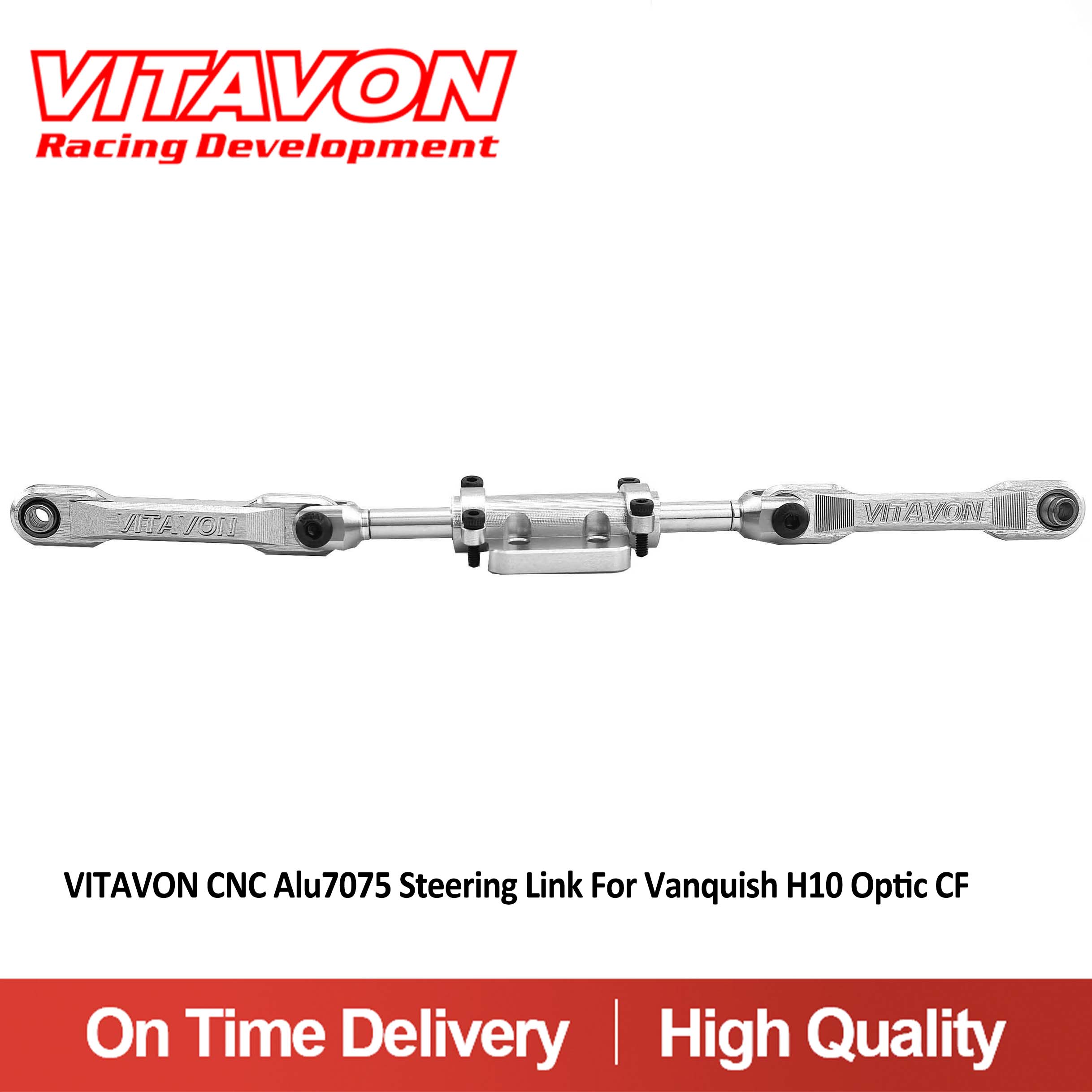 VITAVON H10 CNC Alu7075 Steering Link For Vanquish H10 Optic CF