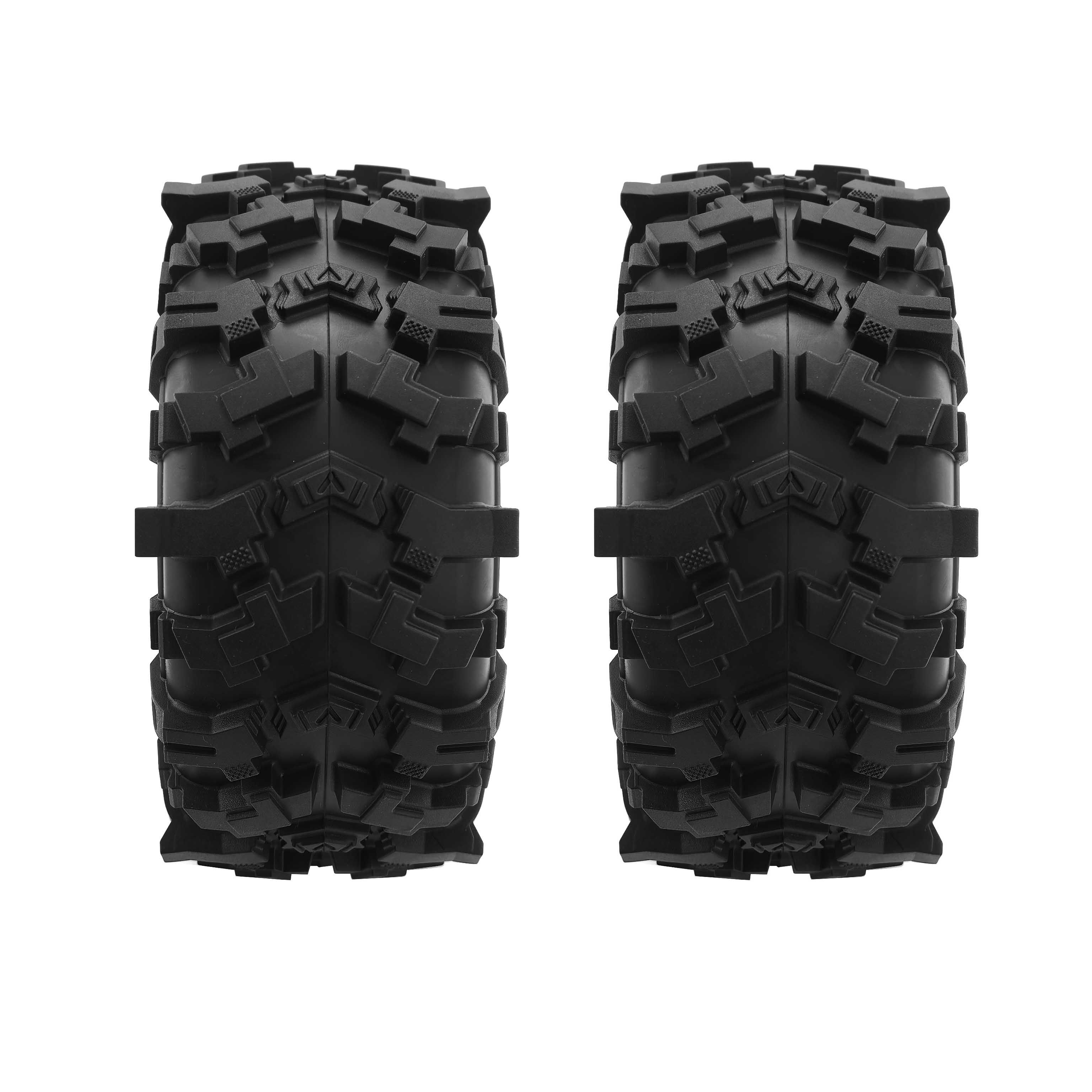 VITAVON Aluminum 2.9 Beadlock Wheel with 2.9 Tire For Axial SCX6,Sells as a Pair