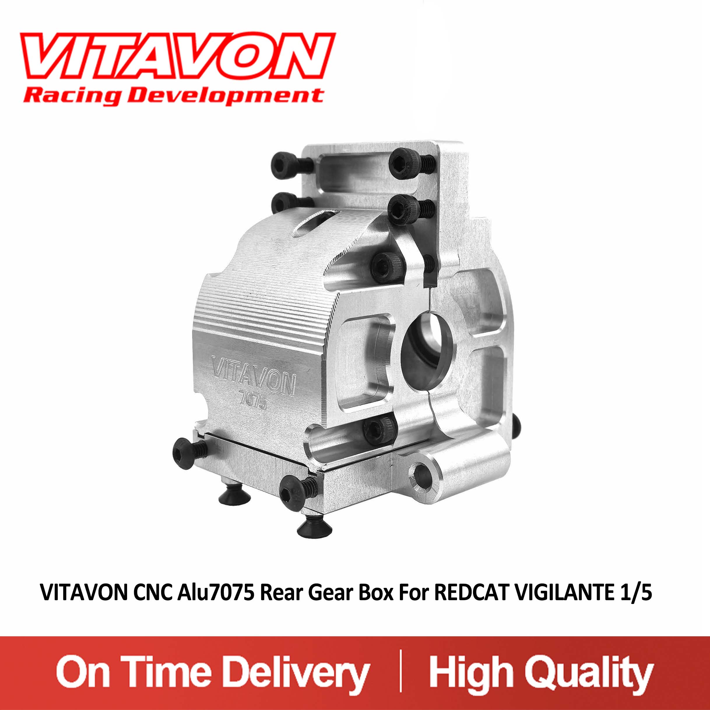 VITAVON CNC Alu7075 Rear Gear Box For REDCAT VIGILANTE 1/5 RER26410