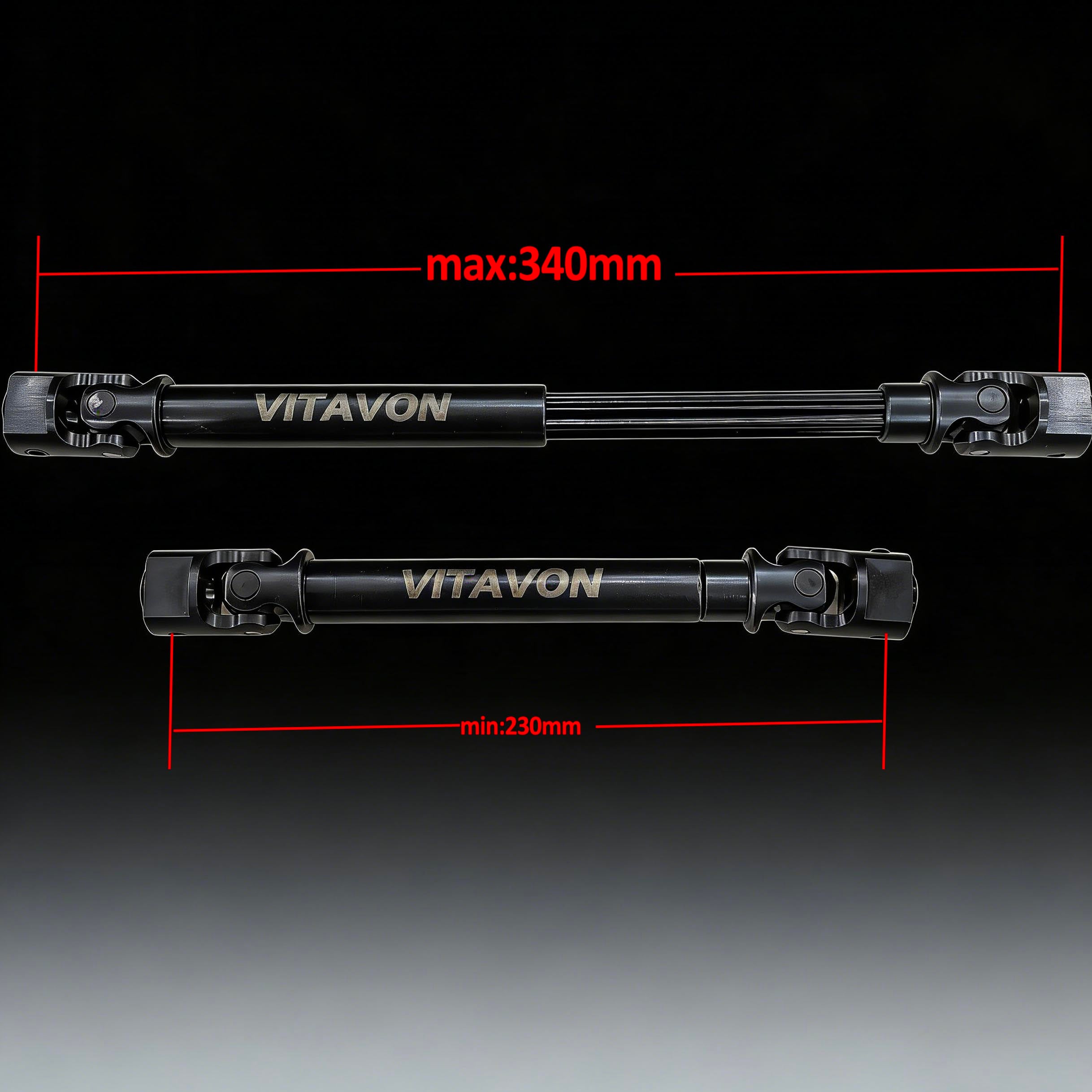 VITAVON CNC HD 45# Steel Front Or Rear Drive Shaft For Primal Raminator 1/5