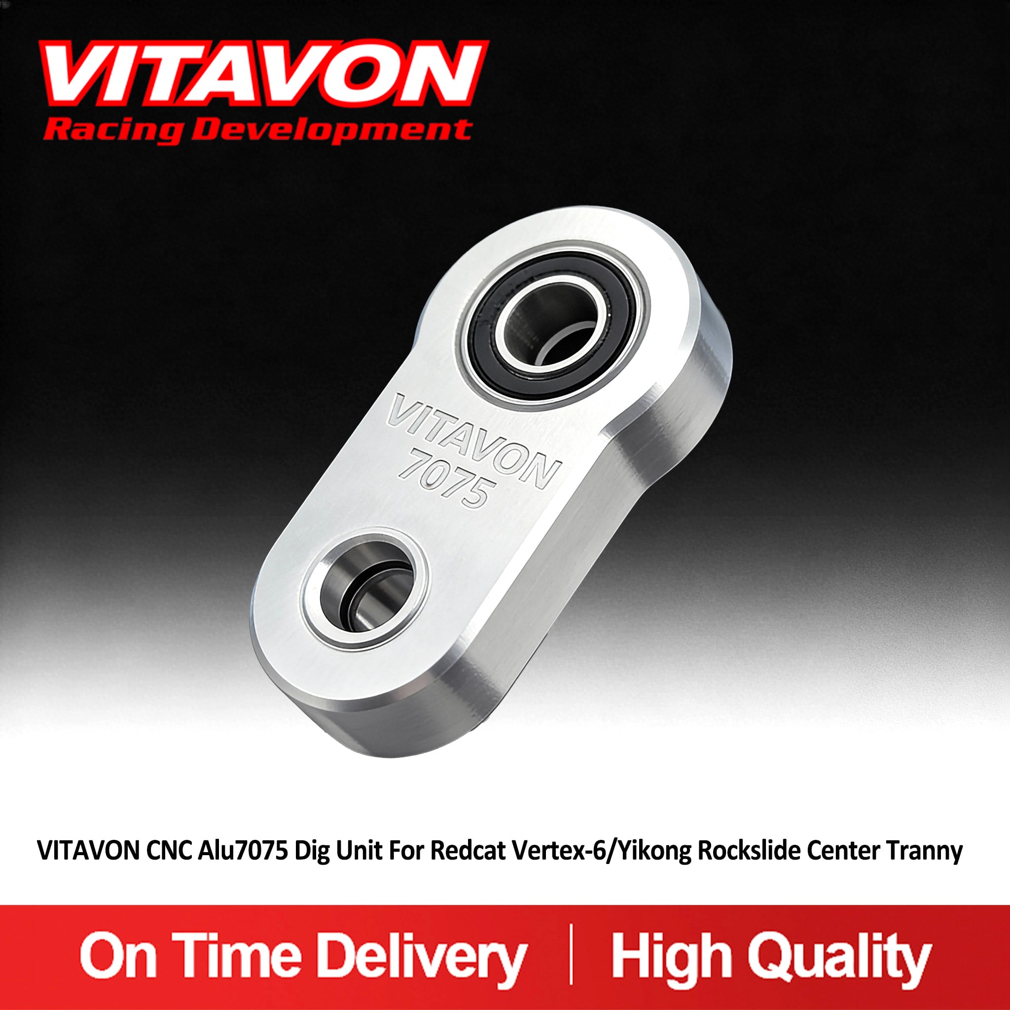 VITAVON CNC Alu7075 Dig Unit For Redcat Vertex-6/Yikong Rockslide Center Transmission