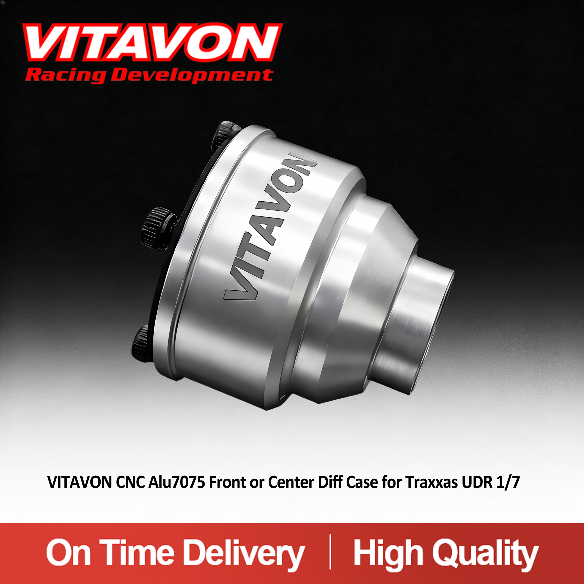 VITAVON CNC Alu7075 Front or Center Diff Case for Traxxas UDR1/7 TRX8581