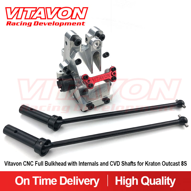 Vitavon CNC Full Bulkhead With Internals and CVD Shafts For Kraton 8S Outcast 8S