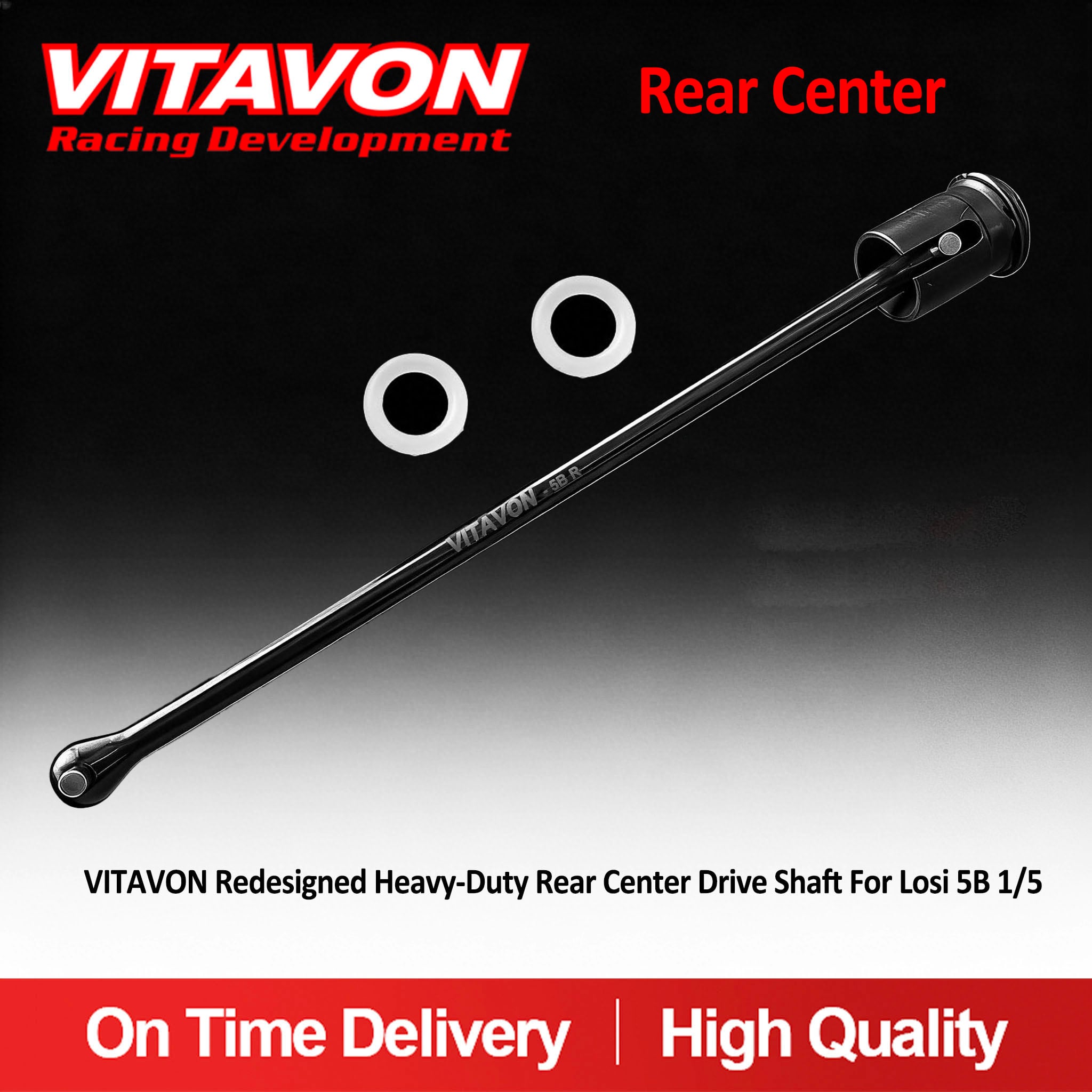 VITAVON Redesigned Heavy-Duty Rear Center Drive Shaft For Losi 5B 1/5