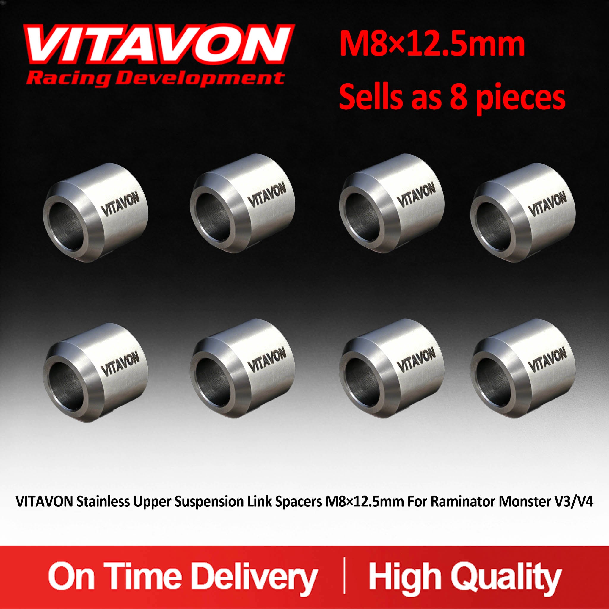 Vitavon Stainless Suspension Link Spacer For Primalrc Raminator V3/V4 1/5